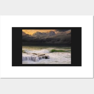 Stormy seascape Posters and Art